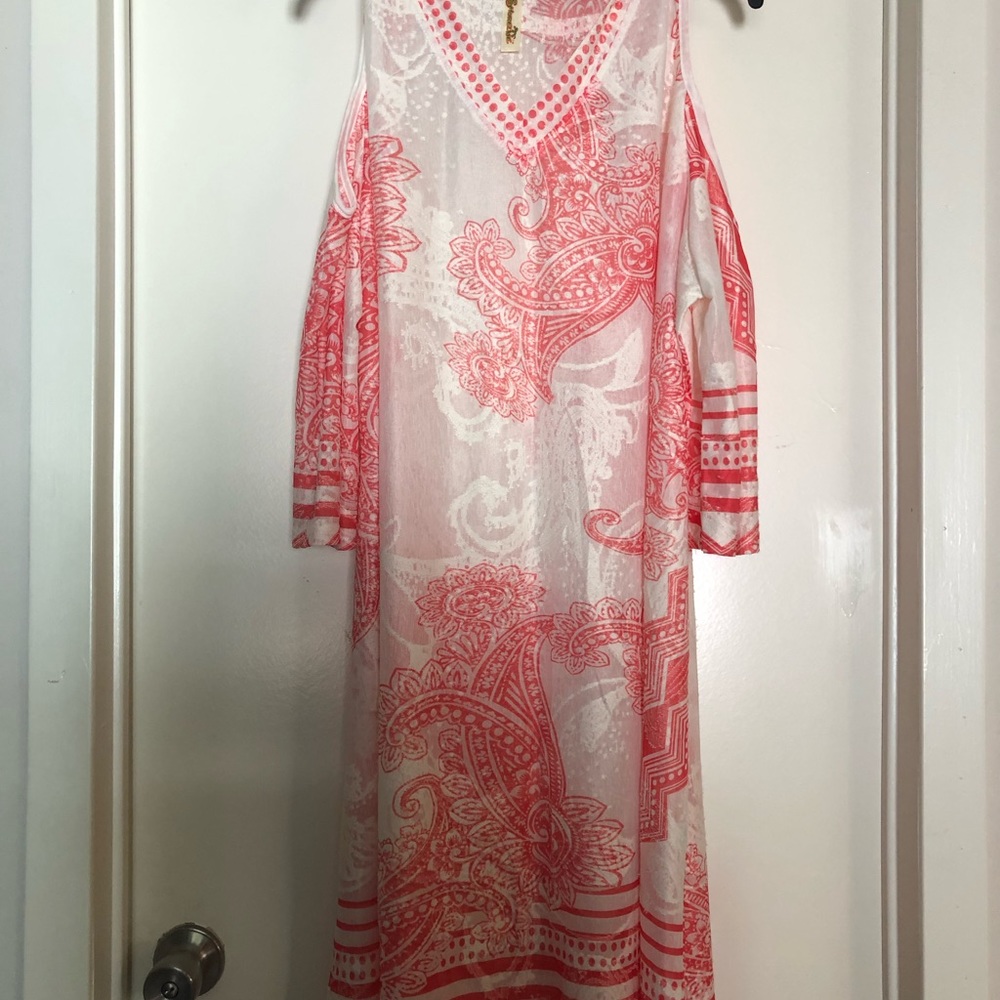 Woman’s Dress In Delicious Orange and Cream.